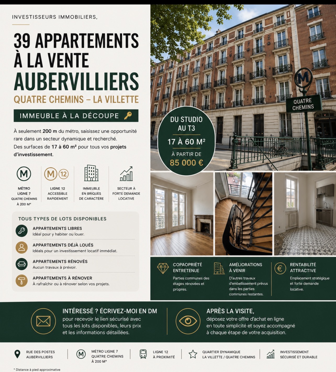 Appartement à Aubervilliers